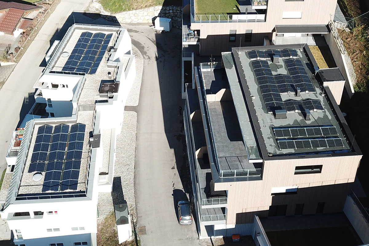Wohnanlage St. Johann - Photovoltaik-Referenzen, b&m Elektrotechnik